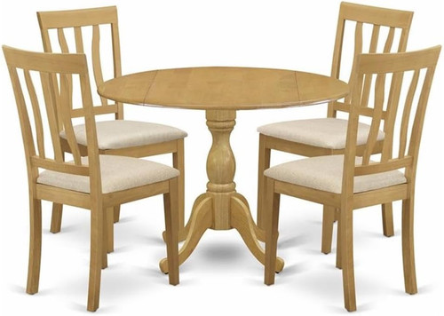 Piece oak dinette - oak, 4