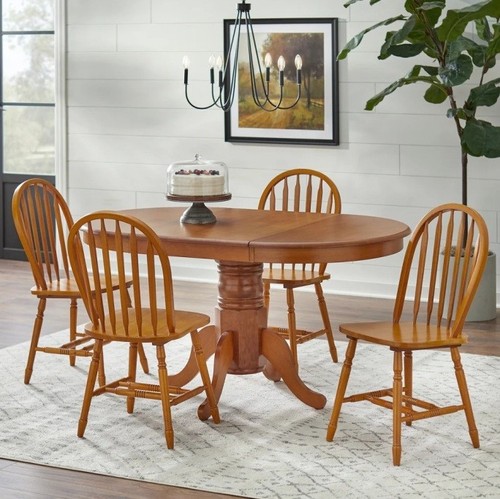 Oak country style dining - country,