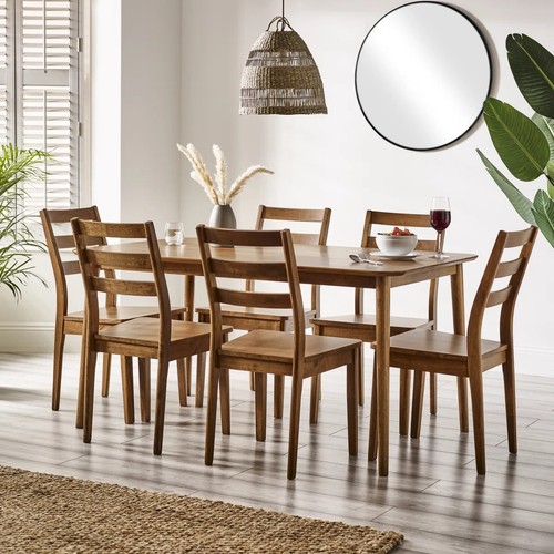 Solid wood oak finish - 7,